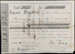 CUBA. Ingenio Begona. 480 Pesos, 1864. P-Unlisted. Fine.
