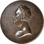 1849 American Art-Union John Trumbull Personal Medal. Bronzed Copper. 63.9 mm. By C.C. Wright and B.