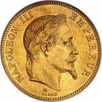 FRANCE - FRANCESecond Empire / Napoléon III (1852-1870). 100 francs tête laurée 1869, A, Paris.  PCG