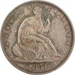 1851 Liberty Seated Half Dollar. WB-6. Rarity-4. AU-55 (PCGS).
