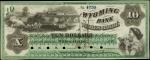 Wilkes-Barre, Pennsylvania. Wyoming Bank at Wilkes-Barre. ND (186x). $10. About Uncirculated. Bank C