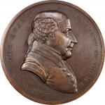 1797 (ca. 1905) John Adams Indian Peace Medal. Bronze. First Size. Julian IP-1, for type, Prucha-59,