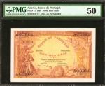 AZORES. Banco de Portugal. 10 Mil Reis Ouro, 30.1.1905. P-11. PMG About Uncirculated 50.