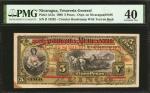 NICARAGUA. Tesoreria General. 5 Pesos, 1896. P-A15a. PMG Extremely Fine 40.