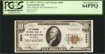 Sacramento, California. $10  1929 Ty. 1. Fr. 1801-1. The California NB. Charter #8504. PCGS Currency