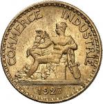 FRANCE - FRANCEIIIe République (1870-1940). 50 centimes, Chambres de Commerce 1927, Paris.  NGC MS 6