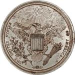 1776 (1792) United States Diplomatic Medal Obverse Cliche. Loubat-19. Tin (white metal), 69 mm. MS-6