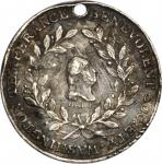 Undated (ca. 1841) Washington Temperance Benevolent Society Medalet. Silver. 21 mm. 2.0 grams. Musan