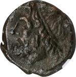 SICILY. Syracuse. Hieron II, 275-215 B.C. AE Litra, 263-218 B.C. NGC EF.