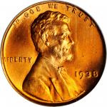 1938 Lincoln Cent. MS-67 RD (PCGS).