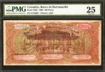 COLOMBIA. Banco de Barranquilla. 100 Pesos. 1900. P-S262. PMG Very Fine 25.