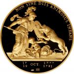 Lot of (2) "1781" (2004) Libertas Americana Medals. Modern Paris Mint Dies. Gold. Proof-68 Deep Came