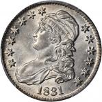 1831 Capped Bust Half Dollar. O-104. Rarity-1. MS-62 (PCGS).