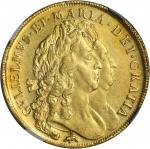 1962年英国5元金币 NGC AU 53