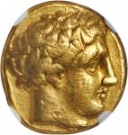 MACEDON. Kingdom of Macedon. Philip II, 359-336 B.C. AV Stater (8.55 gms), Amphipolis Mint, ca. 340-