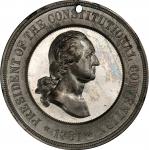 Circa 1887 Constitution Centennial medal. Musante GW-1041, Baker-1800A, HK-Unlisted, socalleddollar.