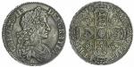 Charles II (1660-1685), Crown, 1678 over 7 TRICESIMO, fourth laureate and draped bust right, rev. cr