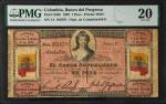 COLOMBIA. Banco del Progreso. 1 Peso, 1899. P-S805. PMG Very Fine 20.
