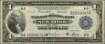 Fr. 712. 1918 $1  Federal Reserve Bank Note. New York. Very Fine.