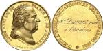 FRANCELouis XVIII (1814-1824). Médaille d’or pour le Comice agricole de l’arrondissement de Châlons-