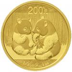 2009年熊猫纪念金币1/4盎司 完未流通