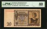 GERMANY. Mixed Banks. 20 Reichsmark & 5000 Mark, 1922-39. P-81a & 185. PMG Extremely Fine 40.