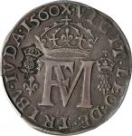 SCOTLAND. 7 Shillings 4 Pence, ND (1578). Edinburgh Mint. James VI. PCGS EF-45. Countermark: AU Deta