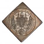 World Coins - Europe. SALZBURG: AR 3 thaler klippe, 1928, Macho-280, 58mm, 300th Anniversary of the 