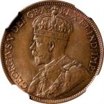 CANADA. Cent, 1912. Ottawa Mint. George V. NGC MS-65 Brown.