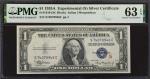 Fr. 1610. 1935A $1 Silver Certificate (S) Experimental. PMG Choice Uncirculated 63 EPQ.