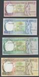  Malta, Bank of Central Malta, set of 4 notes from the 1989 issue, 2, 5, 10 and 20 liri, different c