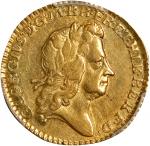 GREAT BRITAIN. 1/2 Guinea, 1725. London Mint. George II. PCGS Genuine--Scratch, AU Details.