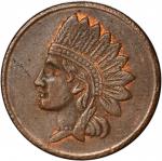 Undated (1861-1865) Indian Head / One Country. Fuld-103/293 a. Rarity-6. Copper. 19 mm. EF-40.