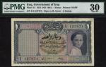 Government of Iraq, Nasik Security Printing, 1 dinar, L.1931 (ND 1942), serial number E/2 137471, Ki