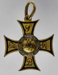 POLAND. Order of Military Virtue -- Fourth Class "Gold" Cross, Instituted 1792. VERY FINE.