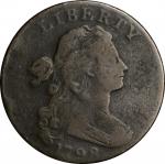 1798 Draped Bust Cent. S-170. Rarity-3. Style II Hair. VG-10, Porous.