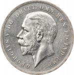 1935年英国壹圆银币。伦敦造币厂。GREAT BRITAIN. Crown, 1935. London Mint. George V. PCGS SPECIMEN-65.