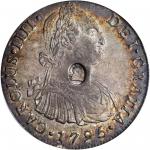 1797年英属秘鲁乔治三世像银币 PCGS MS 62  Great Britain - Peru Dollar