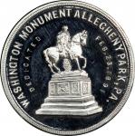 1891 Washington Monument at Allegheny Park medal. Musante GW-Unlisted, Baker-P324, HK-Unlisted, soca