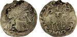 CHORESMIA: Sawrshafan, ca. 751-762, AR tetradrachm (3.11g), Vainberg type G5, Zeno-143677, crowned b