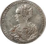 RUSSIA. Ruble, 1725-CNB. St. Petersburg Mint. Catherine I. PCGS MS-63.