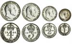 Edward VII (1901-10), Maundy set, 1905, bare head right, rev. value (S.3985), cleaned, otherwise ext