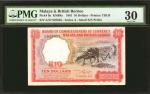 MALAYA AND BRITISH BORNEO. Board of Commissioners of Currency. 10 Dollars, 1961. P-9a. PMG Very Fine