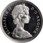CANADA. Dollar, 1966. Ottawa Mint. NGC PROOFLIKE-67 Cameo.