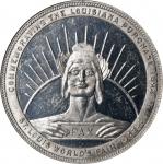 1903-4 Louisiana Purchase Exposition. Pax Dollar. HK-314, Eglit-342. Rarity-4. Aluminum. MS-62 PL (N