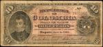COLOMBIA. Republica de Colombia. 10 Pesos, 1904. P-312. Fine.