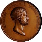 Undated (ca. 1872) Ulysses S. Grant Presidential Medal. By William Barber. Julian PR-14. Bronze. MS-