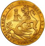 La Plata, Bolivia (minted in Potosi), gold 8 escudos proclamation medal, Ferdinand VII, 1808, by Mon