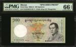 不丹皇家银行100Ngultrum PMG G Unc 66 EPQ Royal Monetary Authority of Bhutan. 100 Ngultrum