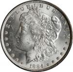 1884 Morgan Silver Dollar. MS-63 (PCGS).